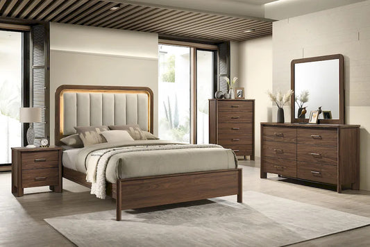 Furniture of America - Hayward - E.King Bed - FM72022WN-EK-BED view 2