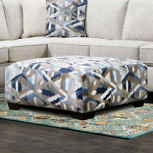 Furniture of America - Heathfield Ottoman in Multi - SM5403-OT View 1