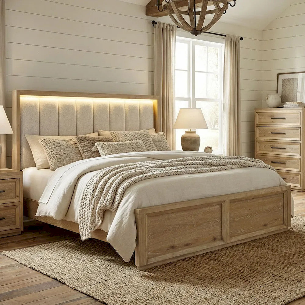 Furniture of America - Helios - Queen Bed - FM74008NT-Q-BED view 1