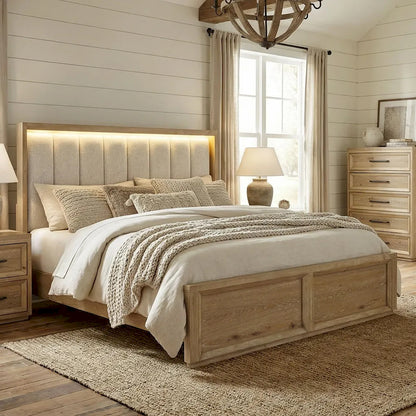Furniture of America - Helios - Queen Bed - FM74008NT-Q-BED view 1