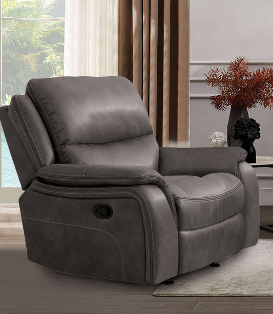 Furniture of America - Henricus Glider Recliner in Dark Gray - CM9911DG-CH View 1