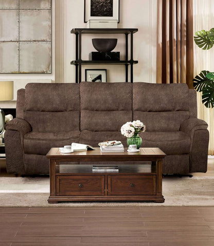 Furniture of America - Henricus Sofa in Dark Brown - CM9911DB-SF View 1