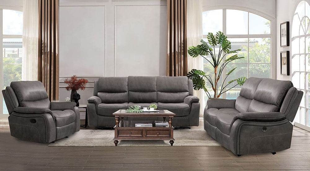 Furniture of America - Henricus Sofa in Dark Gray - CM9911DG-SF View 2
