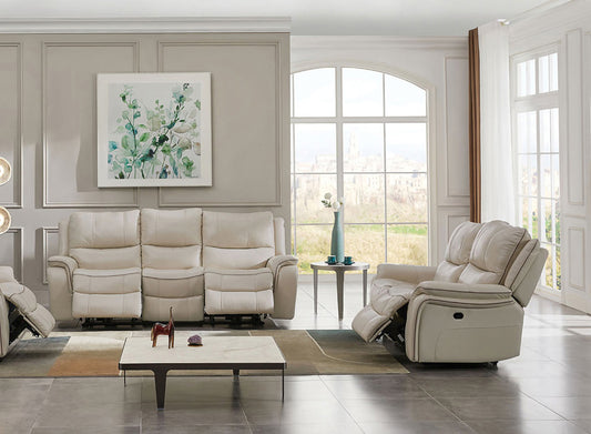 Furniture of America - Henricus Sofa + Loveseat in Beige - CM9911BG-2PC View 1