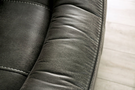 Furniture of America - Henricus Sofa + Loveseat in Dark Gray - CM9911DG-2PC View 2