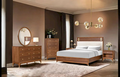 Furniture of America - Hepburne - 4 Pc. Queen Bedroom Set w/ Chest - FM74000WN-Q-5PC-CHE view 1