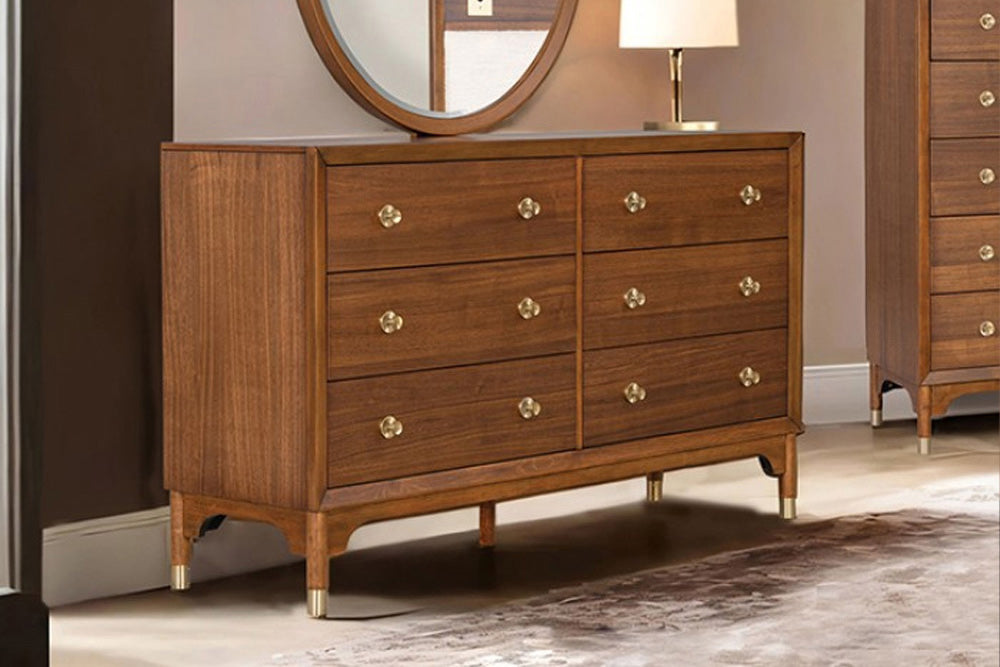 Furniture of America - Hepburne Dresser in Walnut - FM74000WN-D View 1