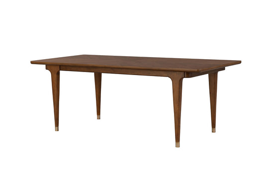 Furniture of America - Hepburne Rectangular Dining Table in Soft Round Edge Top - FM34000WN-T View 1