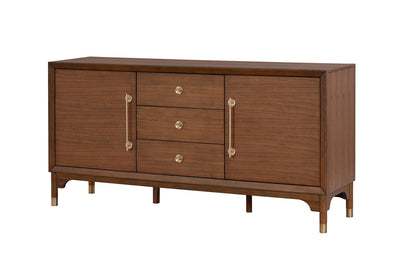 Furniture of America - Hepburne Server in Gold-capped Legs - FM34000WN-SV View 1