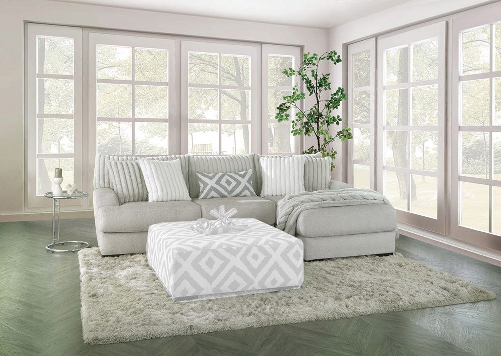 Furniture of America - Hermance Sectional in Gray - SM5178-SECT View 1