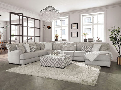 Furniture of America - Hermiston Armless Chair in Gray - SM5171-AC View 2