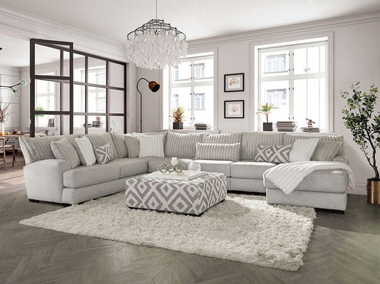 Furniture of America - Hermiston Armless Chair in Gray - SM5171-AC View 2