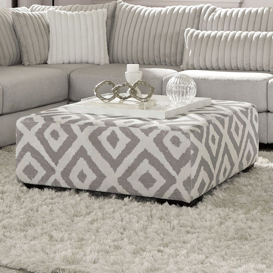 Furniture of America - Hermiston Ottoman in Gray - SM5171-OT View 1