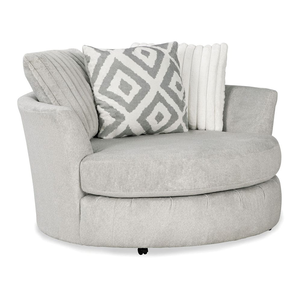 Furniture of America - Hermiston Swivel Chair in Gray - SM5171-CH View 1
