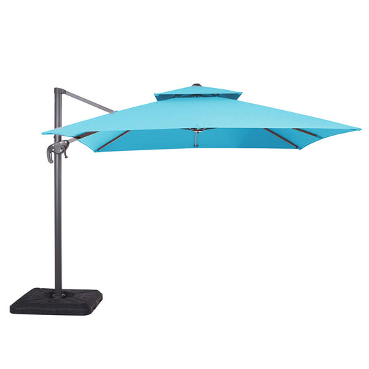 Furniture of America - Hero 10' Square Umbrella in Teal - LA-A028TL View 1