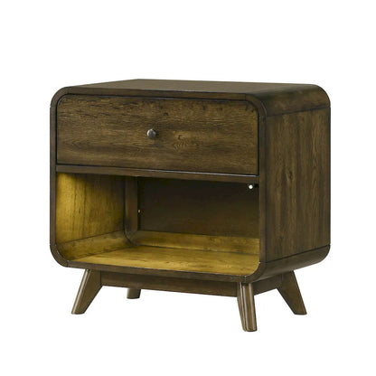 Furniture of America - Heswall - Nightstand w/ LED - FM72029WN-N view 1