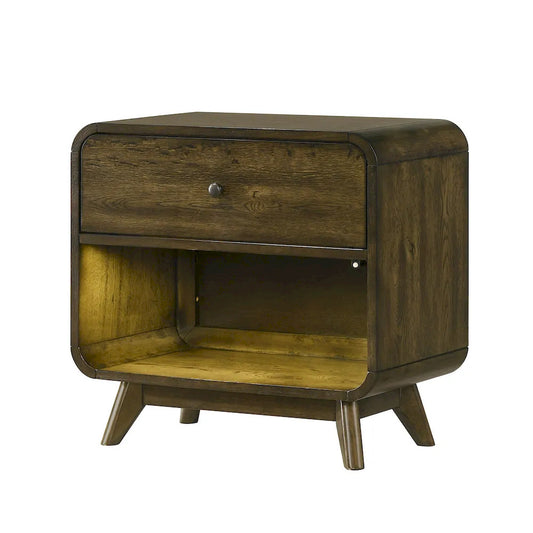 Furniture of America - Heswall - Nightstand w/ LED - FM72029WN-N view 1