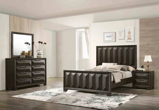 Furniture of America - Hexham - 4 Pc. Queen Bedroom Set w/ 2NS - FM7232BR-Q-5PC-2NS view 1