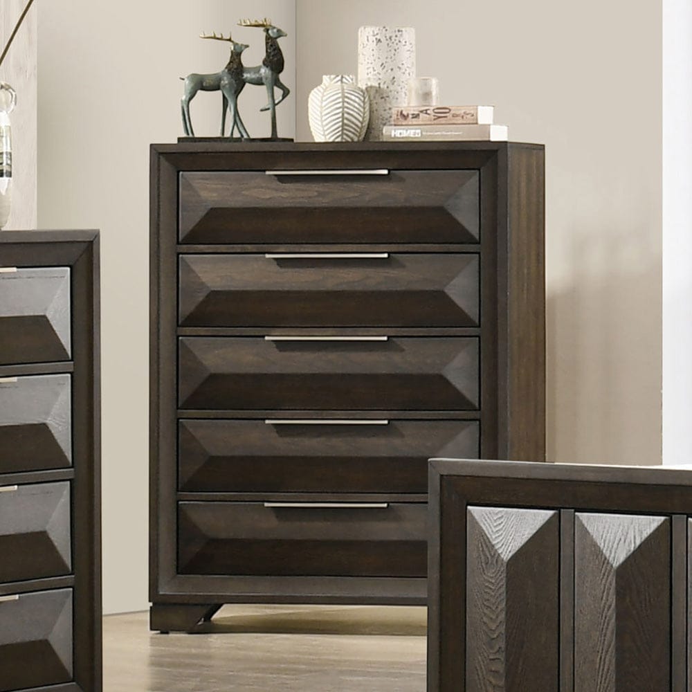 Furniture of America - Hexham Chest in Espresso - FM7232BR-C View 1