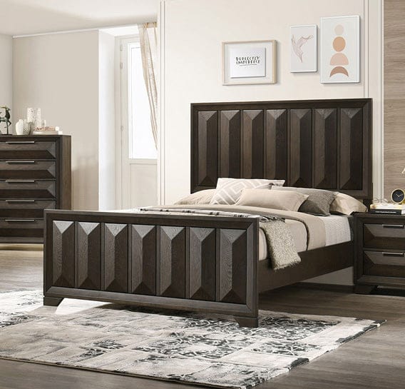 Furniture of America - Hexham Queen Bed in Espresso - FM7232BR-Q-BED View 1