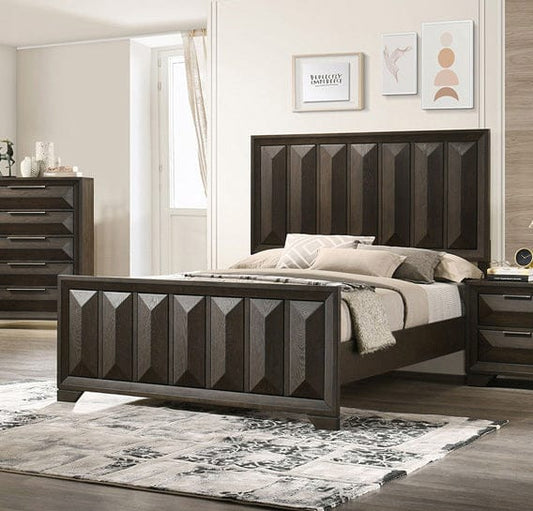 Furniture of America - Hexham Queen Bed in Espresso - FM7232BR-Q-BED View 1