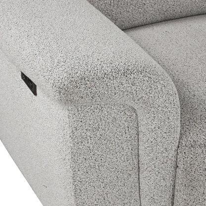 Furniture of America - Hieronimus Power Sectional in Light Gray - FM6014LG-SECT-PM View 8