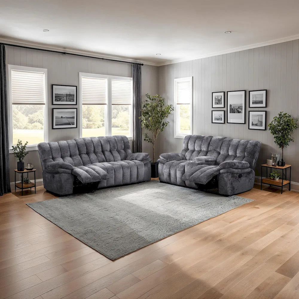 Furniture of America - Hieronymus - Glider Recliner, Dark Gray - FM64001DG-CH-M view 1
