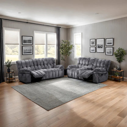 Furniture of America - Hieronymus - Glider Recliner, Dark Gray - FM64001DG-CH-M view 1