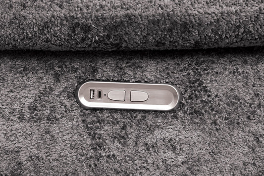 Furniture of America - Hieronymus Power Sectional in Dark Gray - FM64001DG-SECT-PM View 2