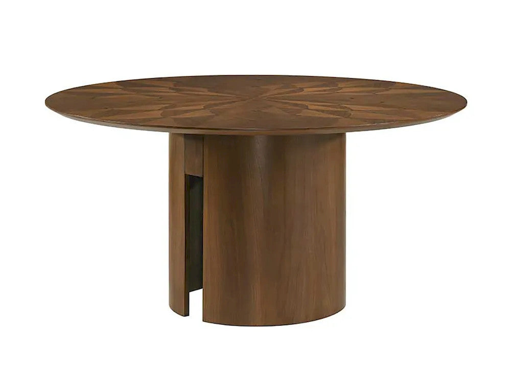 Furniture of America - Hillerod - 7 Pc. Round Dining Table Set - FM32006WN-RT-7PC view 2