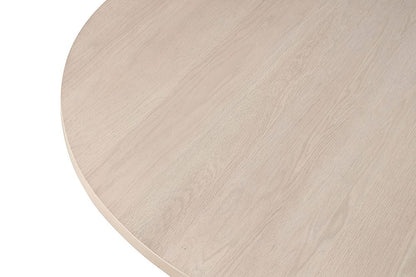 Furniture of America - Hines 7 Pc. Oval Dining Set, (6NT Chairs) in White Oak - FM3101NT-OT-7PC-NT View 4