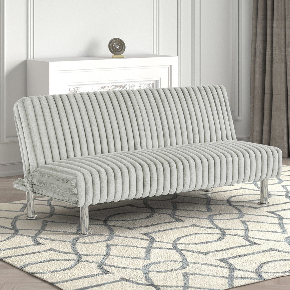 Furniture of America - Hinwil Futon Sofa Bed in Light Gray - FM2903LG View 1