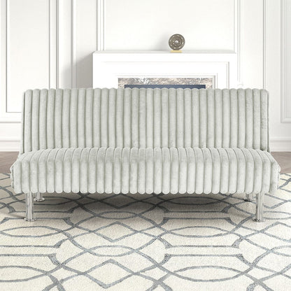 Furniture of America - Hinwil Futon Sofa Bed in Light Gray - FM2903LG View 3