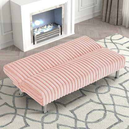 Furniture of America - Hinwil Futon Sofa Bed in Pink - FM2903PK View 2