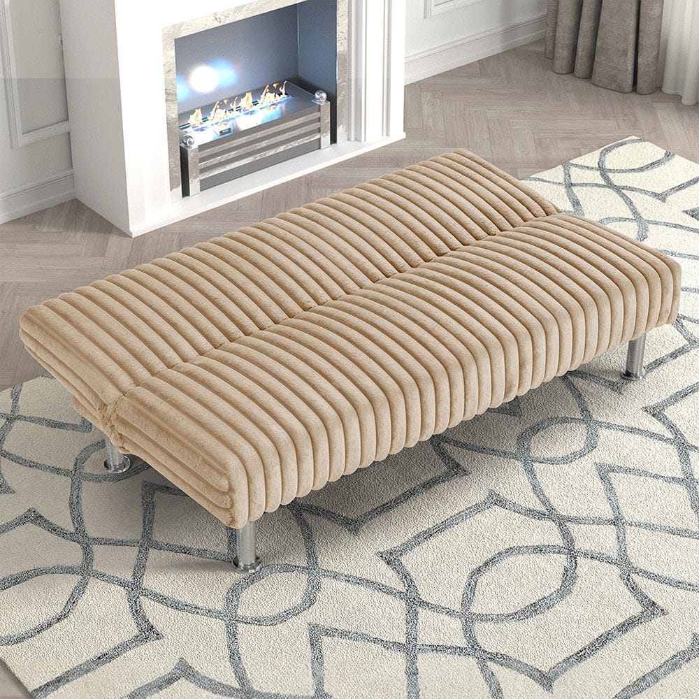 Furniture of America - Hinwil Futon Sofa Bed in Taupe - FM2903TP View 2