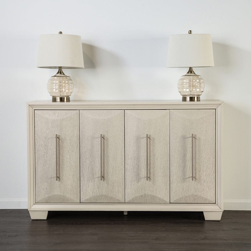 Furniture of America - Hinwitz Server in White Oak - FM3399WH-SV View 1
