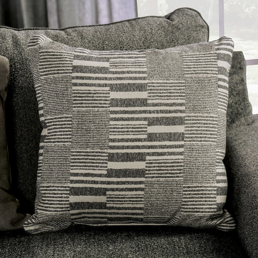 Furniture of America - Holborn Sofa + Loveseat in Gray - SM1220-2PC View 3