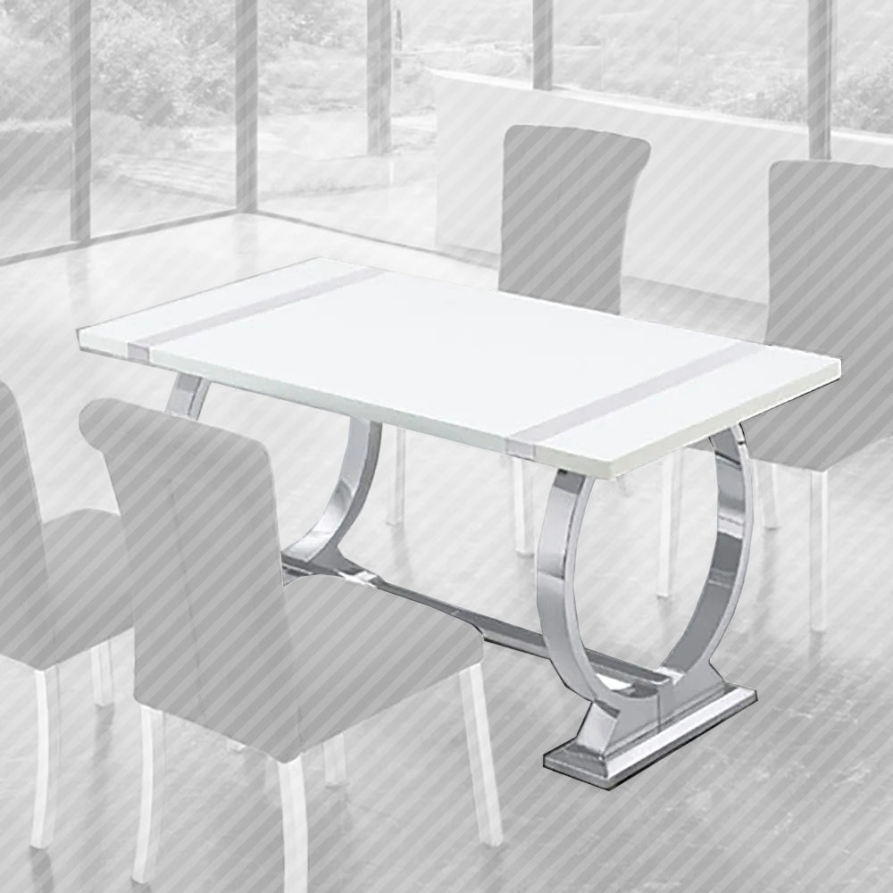 Furniture of America - Holstebro - 60" Dining Table - FM37007SV-T view 1