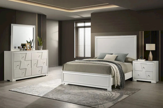Furniture of America - Holsted - 4 Pc. Queen Bedroom Set w/ 2NS - FM72012WH-Q-5PC-2NS view 1