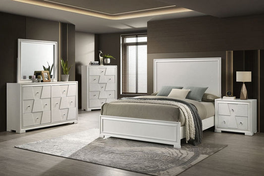 Furniture of America - Holsted 5 Pc. Queen Bedroom Set w/ Chest - FM72012WH-Q-5PC-CHE View 1