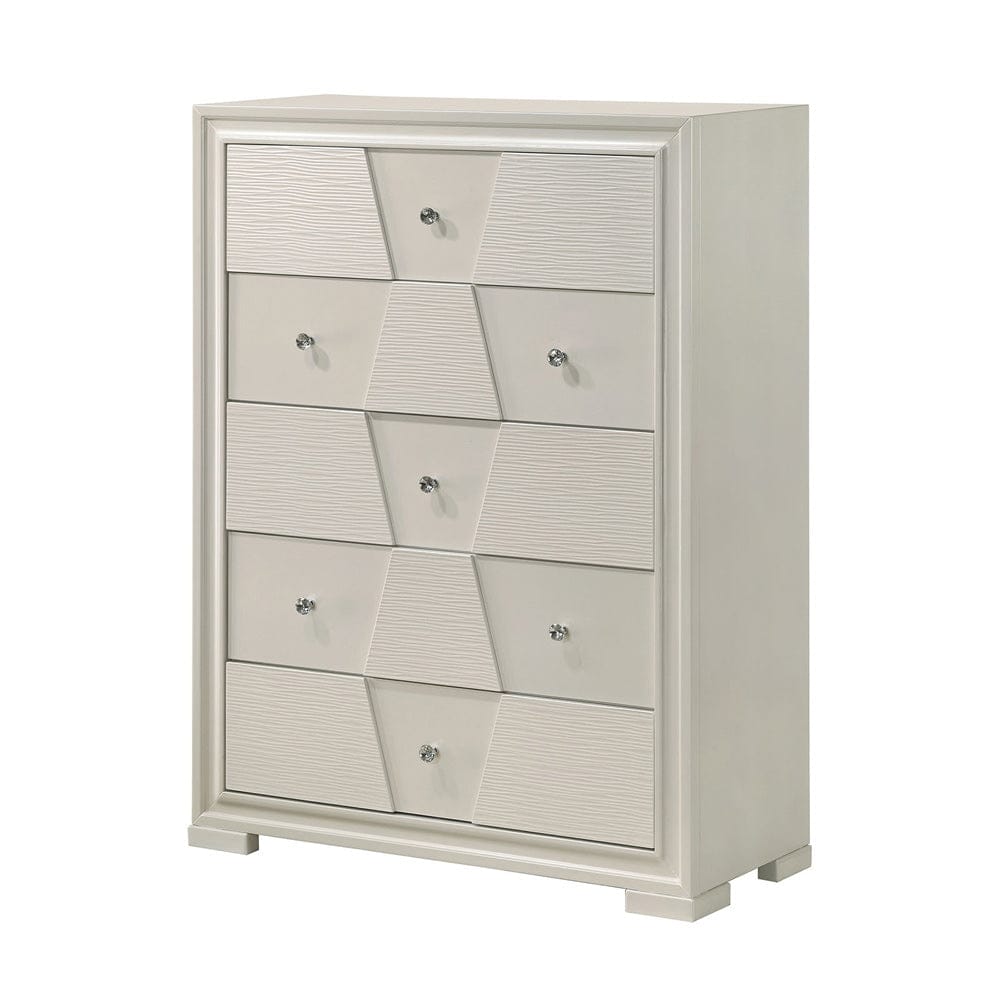 Furniture of America - Holsted 5 Pc. Queen Bedroom Set w/ Chest - FM72012WH-Q-5PC-CHE View 4