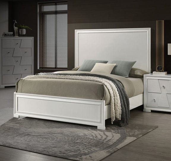 Furniture of America - Holsted Queen Bed in White - FM72012WH-Q-BED View 1