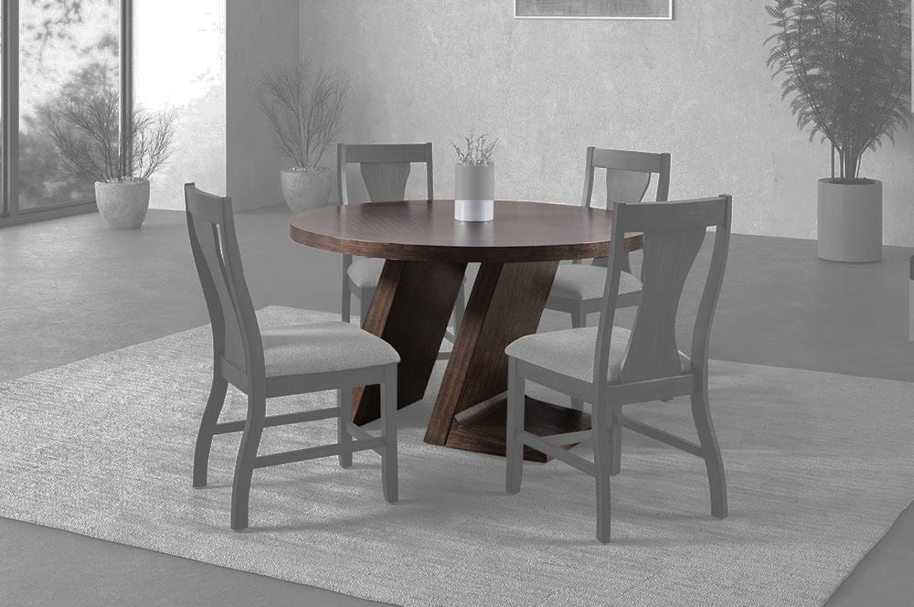 Furniture of America - Holsworthy Round Dining Table in Espresso - FM3600ES-RT View 1