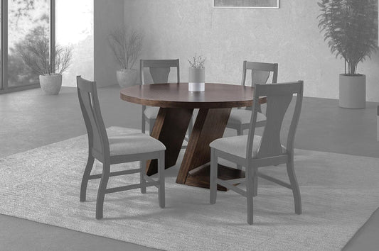 Furniture of America - Holsworthy Round Dining Table in Espresso - FM3600ES-RT View 1