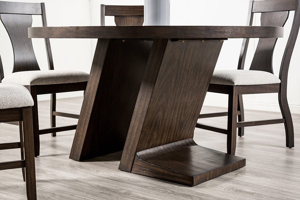 Furniture of America - Holsworthy Round Dining Table in Espresso - FM3600ES-RT View 2