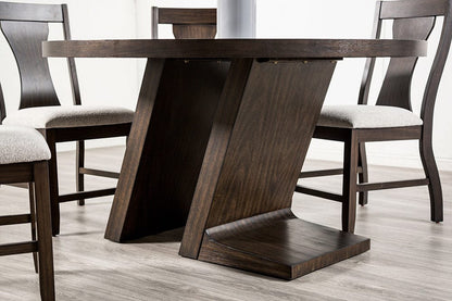 Furniture of America - Holsworthy Round Dining Table in Espresso - FM3600ES-RT View 2