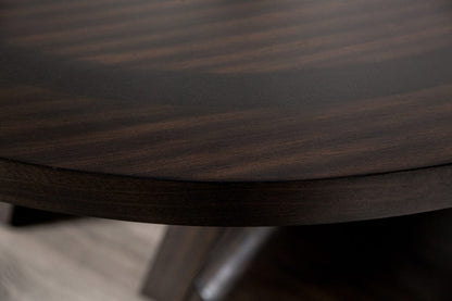 Furniture of America - Holsworthy Round Dining Table in Espresso - FM3600ES-RT View 3