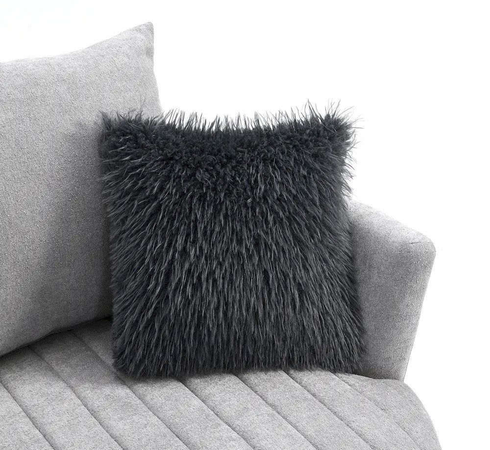 Furniture of America - Hoople - Swivel Chair, Channeled, Dark Gray - Light Gray - FM-AC6001LG-SW view 5