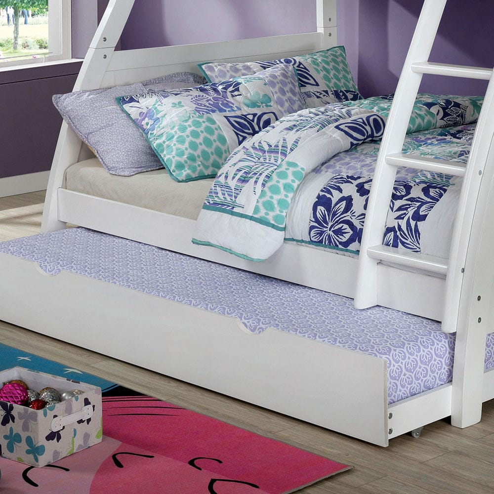 Furniture of America - Hoople Trundle in White - CM-BK963WH-TR View 1