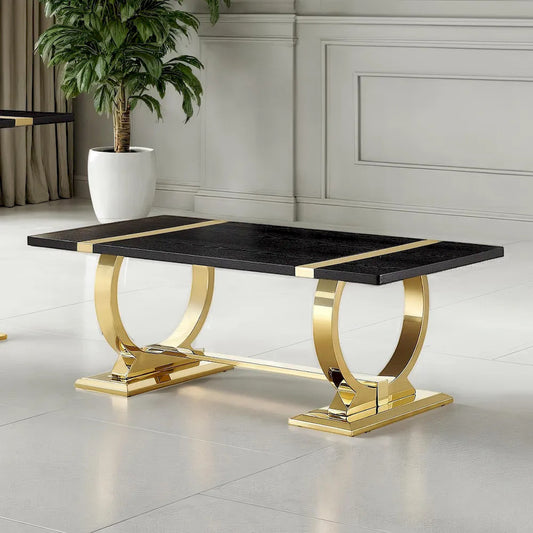 Furniture of America - Horsham - Coffee Table - Gold/Black - FM47019GD-C view 1